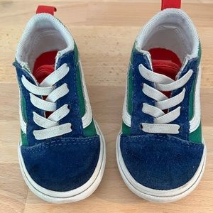 Vans TODDLER YACHT CLUB OLD SKOOL ELASTIC LACE size 6